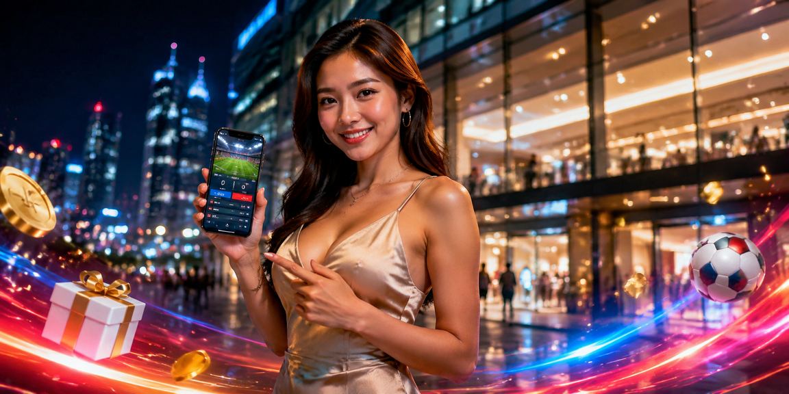 Pengguna Petaling Jaya mengakses odds perlawanan melalui aplikasi 50250 di telefon